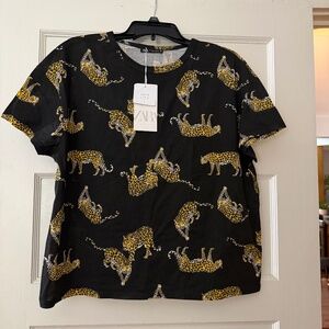 Zara patterned T-shirt